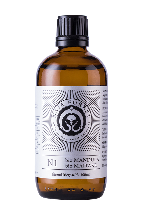 Naja Forest N1 Bio Mandula, Bio Maitake étrend-kiegészítő, 100 ml